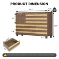 thumbnail image 2 of Leumius 55"Buffet Sideboard Cabinet Storage, Versatile Kitchen Storage Cabinet with Hand Carved Craftsmanship Featuring 2 Drawers and 3 Doors for Living Room Home Office Brown+Yellow, 2 of 9