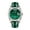 Malachite Silver, variant on 【START】Malachite Men's Watch Swiss Fully Automatic Mechanical Movement Diamond Watch Date Week Function Butterfly Buckle Crocodile skin Strap
