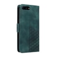 thumbnail image 4 of ELEHOLD For iPhone 8 Plus/7 Plus Leather Wallet Phone Case, Embossed Diamond Folio Flip Cover, Card Holder Cash Slot, Stand Support, Wrist Strap Lanyard -Green, 4 of 10