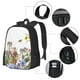 thumbnail image 2 of Disketp Herbs and Wildflowers Mochila Minimalista de Gran Capacidad, Mochila de Viaje para Escuela, Trabajo o Uso Diario, 2 of 6
