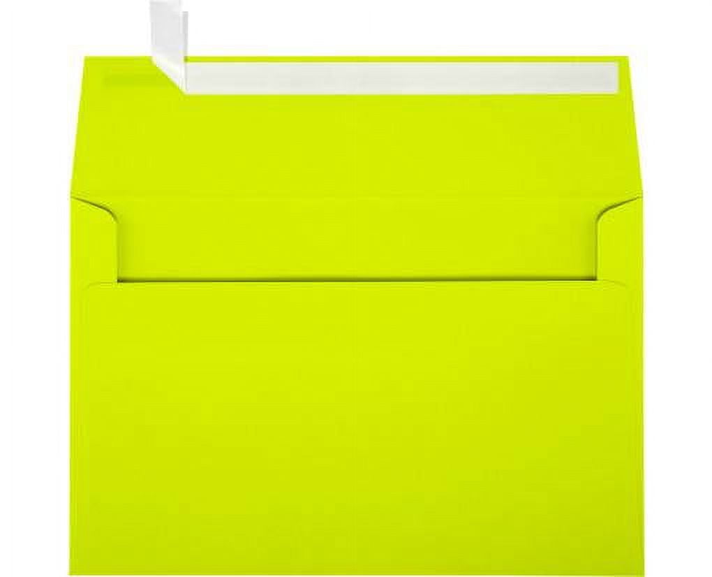 LUXPaper A9 Invitation Envelope, (5 3/4 x 8 3/4), Wasabi, 50/Pack
