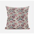 thumbnail image 5 of Roses Sprayed Stars Suede Zippered Pillow with Insert in Red Aqua 20 x 20, 5 of 6