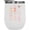 White, variant on Stay Pawsitive Pun with Different Cute Cat or Dog Paws Art Merch Gift, White 12oz Wine Tumbler