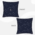thumbnail image 4 of LNWH Abstract Universe Line Doodle Throw Pillow Covers, Square Soft Linen Decorative Pillow Cases, 20"x20", 4 of 8