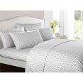 thumbnail image 1 of Chic Home BSS09319-US King Size Geometric Pattern Hinda Sheet Set, Grey - 6 Piece, 1 of 1