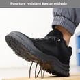 thumbnail image 2 of Steel Toe Cap Trainers Safety Trainers Mens Womens Lightweight Safety Shoes Non Slip Work Shoes Breathable Comfortable, 2 of 7