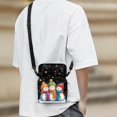 thumbnail image 3 of POLERO Shoulder Satchel Bags Snowman Starry Winter Print Zipper Crossbody Bag for Travel, Polyester Lightweight Crossbody Purse, 3 of 7