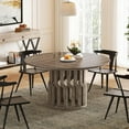 thumbnail image 5 of Finmind 47" Dining Table - Round Wooden Kitchen Table for 4-6 People, Modern Large Room Table, 5 of 6
