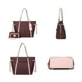 thumbnail image 5 of MKF Collection Women's Koeia Vegan Leather Tote Bag, Wristlet Wallet, and Keyring 3 Piece Set by Mia K, 5 of 7
