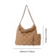 thumbnail image 4 of Bolso de hombro de moda para mujer Bolso de hombro acolchado suave Bolso de viaje (Caqui), 4 of 8