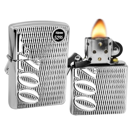 UPC 191693000016 product image for Zippo 29550 Armor High Polish Chrome Deep Carve 167 James Bond | upcitemdb.com