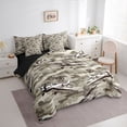 thumbnail image 3 of Homewish Camouflage Plane 7-Piece Twin Bedding Set - Transportation Camo, 3 of 8