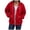 Red, variant on Cmfcve Women's Fall Jackets Long Sleeve Zip up Hoodies Drawstring Hooded Sweatshirts Fashion Loose Fit Outwear