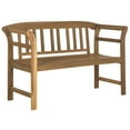 thumbnail image 3 of Safavieh Porterville Indoor/Outdoor Modern 2 Seat Garden Bench, 3 of 7
