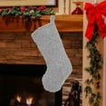 thumbnail image 5 of dajkiuy Christmas Stocking, 19Inch Plush Hanging Christmas Stocking Decorations Candy Gift Bags for Xmas Holiday Family Party Tree Fireplace Decor, 5 of 6