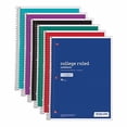 thumbnail image 3 of Just Basics® Wirebound Notebook, 8" x 10-1/2", College Ruled, 70 Sheets, Assorted Colors, Pack Of 6, 3 of 6