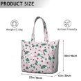 thumbnail image 5 of Flower Women's Large Weekend Travel Bag Moving Canvas Handbag Thick Double Layer Beach Weekend Travel Unisex Hospital Maternity Delivery with Toiletry Waterproof, 5 of 5