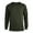 Olive, variant on Knocker Men's Medium Weight Waffle Pattern Thermal Shirt Heather Gray