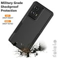 thumbnail image 6 of Njjex Heavy Duty Case for Motorola Moto G Stylus 5G 2024 6.7" | Military-Grade Shockproof Rugged Cover (AT&T/T-Mobile/Verizon)- Black, 6 of 6