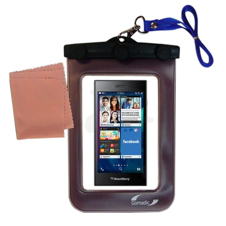 Gomadic Clean and Dry Waterproof Protective Case Suitablefor the Blackberry Leap to use Underwater