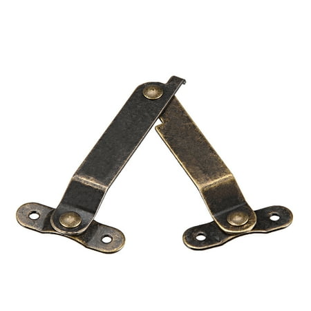 Uxcell Folding Support Hinge Furniture Decorative Box Lid Hinges
