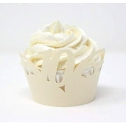 All About Details 10 Cupcake Wrappers,12pcs (Vanilla)