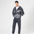 thumbnail image 2 of Otoño e invierno, nueva sudadera informal suelta de Color a juego para hombre, traje deportivo Pompotops  oipoqjl29065, 2 of 6