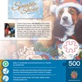thumbnail image 4 of MasterPieces 500 Piece Glitter Christmas Jigsaw Puzzle - Santa Paws, 4 of 6