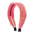 thumbnail image 2 of Motique Accessories 1.5 inch Butterfly Fabric Headband Hair Band - Coral, 2 of 3