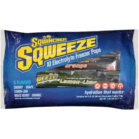 Sqwincher, Sqweeze Pops, Variety, 10 Pops
