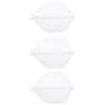 thumbnail image 3 of Cosmo Darts Fit Flights - 6 Pack Rocket Flights (White), 3 of 4