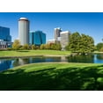 Noah Jigsaw Puzzle View across green planting of Gateway Arch park and