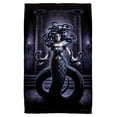 thumbnail image 2 of Trevco AS120-BTW1-27x52 Anne Stokes & SerpentS Spell-Bath Towel, White - 27 x 52 in., 2 of 2