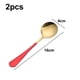 thumbnail image 2 of Cuchara para cena, cucharas de acero inoxidable, cucharas de metal duraderas, cucharada, cucharas para cubiertos, uso para el hogar, restaurante, fácil de limpiar, 2 of 5