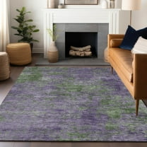 Addison Rugs Chantille Indoor/Outdoor Transitional Modern Purple Washable Rectangle Rug, 9' x 12'