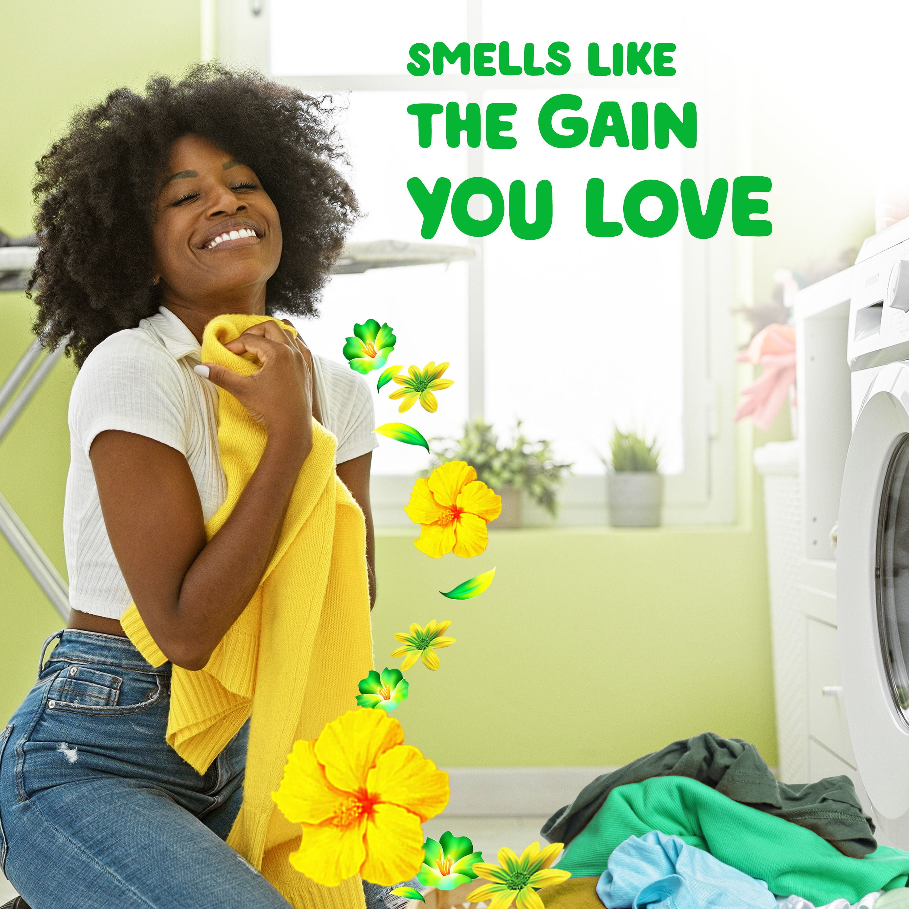 Gain Powder Laundry Detergent, Original Scent, 133 Loads, 3.4 KG