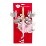 Holiday Time Mini Christmas Tree Topper, Unicorn Horn