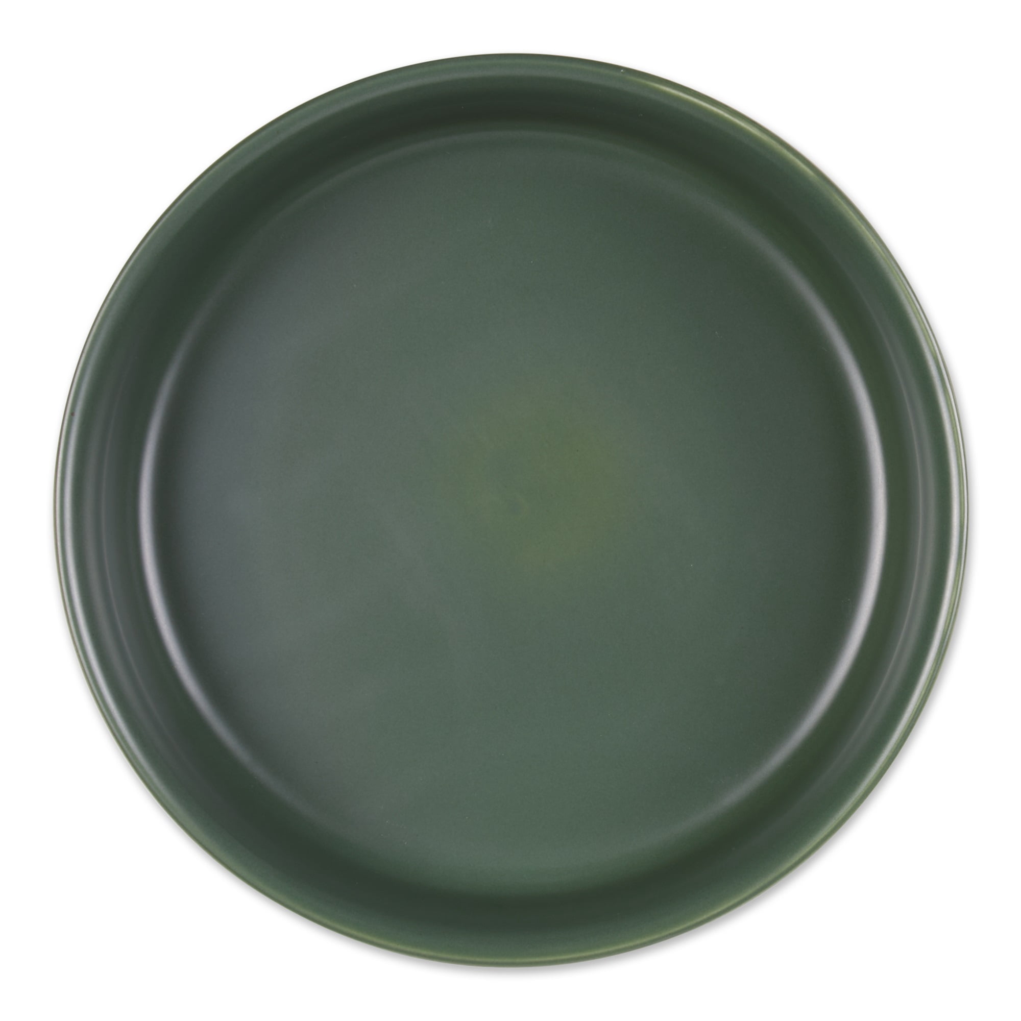DII Pet Bowl Dinner And Drinks Hunter Green Large (Set of 2)