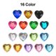thumbnail image 5 of Uxcell 40 Pcs Acrílico Corazón Rhinestone 0.79" Fondo Plano Gemas Plásticas Rosa Claro, 5 of 7