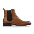 thumbnail image 2 of Polar Fox Bennett MPX806080 Memory Foam Classic High-Top Chelsea Boots (with Sneak Skin Texture), in Cognac, Men's Size 13, 2 of 7