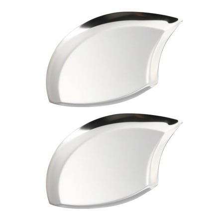 

Snack Plate Stainless Steel Plate Candy Dishes Candy Plates Stainless Steel Storage Tray2pcs Stainless Steel Soup Spoon Storage Plate Storage Tray Snack Plates (Silver)