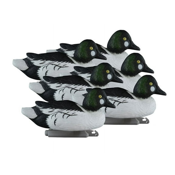 Higdon Standard Foam Filled Goldeneye Duck Decoy Polymer 6PK