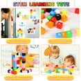 thumbnail image 4 of UUSUOO 64 PCS Magnetic Blocks, Magnetic Building Blocks for Kids Ages 4-8, Montessori Toys, Magnetic Cubes,Christmas Gifts Preschool STEM Educational Sensory Magnet Toys for Kids 1-3, 4 of 8