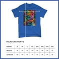 thumbnail image 5 of Tee Hunt Lovable Cat T-Shirt Dean Russo Colorful Felis Catus Men's Tee, Blue, 3X-Large, 5 of 5