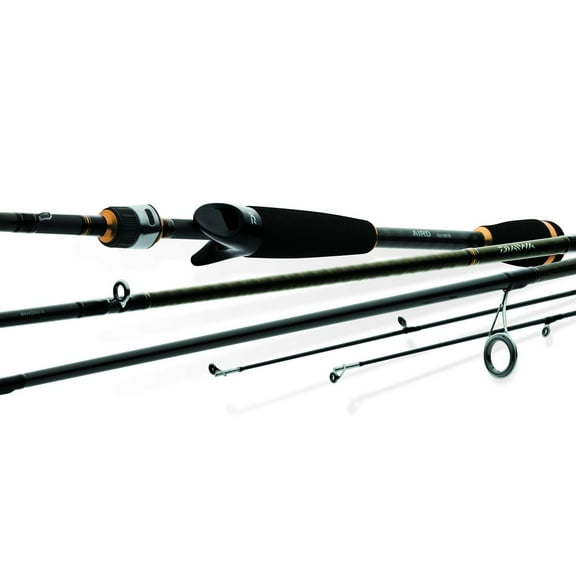 Daiwa AIRX662MFS Aird-x Braiding-x Spinning Rod [6'6" Length, 2 Piece Rod, Medium Power, Fast Action]