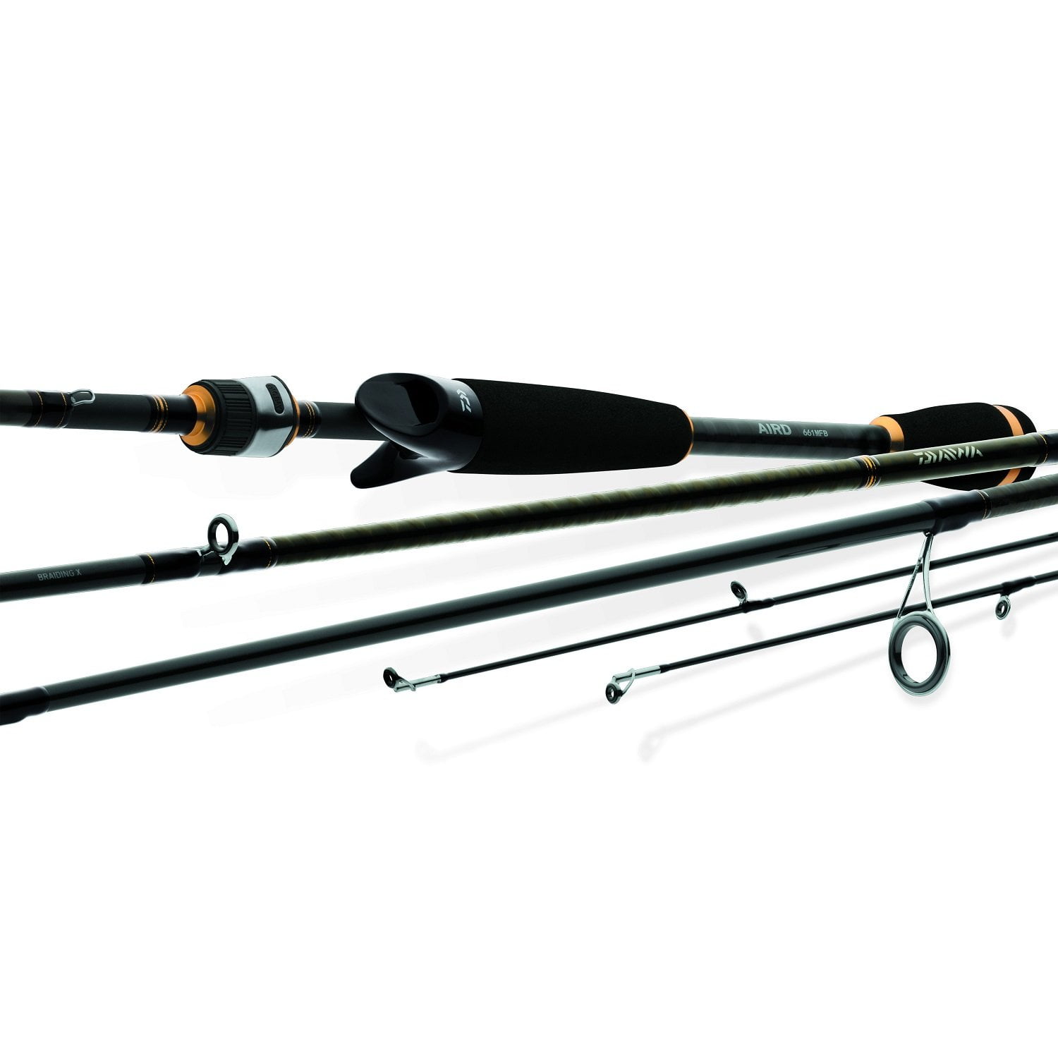 Daiwa AIRX662MFS Aird-x Braiding-x Spinning Rod [6 6 Length 2 Piece Rod Medium Power Fast Action]