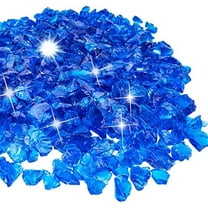 Fire Glass Rocks for Fire Pit,/2 Inch 10 Pounds Cobalt Blue Fire Glass for Outdoors and Indoors Fire Pit Table Fireplace, Vase Fillers and Landscaping.