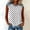 #0385-White, variant on Uootdi Women's Waffle Knit Tops Crew Neck Denim Trim Ombre Pattern Sleeveless Blouses Stylish Lightweight Relaxed Tops Gift