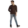 thumbnail image 4 of Inkmeso Men's Long Sleeve Cotton Basic Shirt Lightweight Solid T-Shirts, 4 of 5