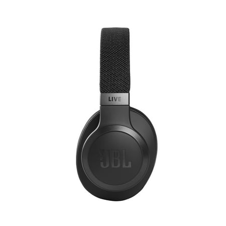 JBL - Live 660NC Wireless Noise Cancelling Over-The-Ear Headphones - Black